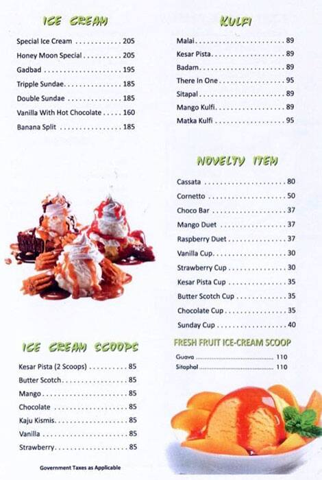 Classic pure veg Andheri East menu