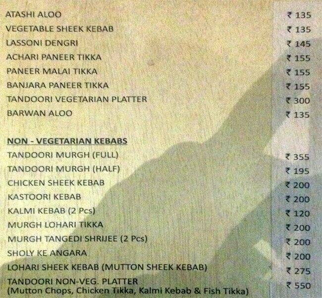 Menu at The Square Plate, Bengaluru