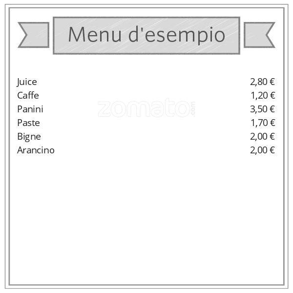 Menu di Bar Belvedere 