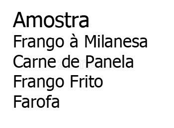 Brito's Restaurante cardápio