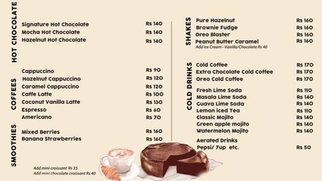 The Cherry Tree Cafe Menu Menu For The Cherry Tree Cafe Hazratganj Lucknow