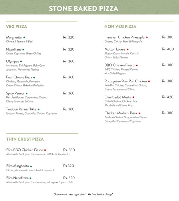The Cherry Tree Cafe menu