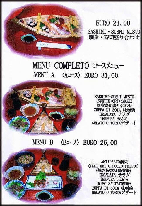 Menu di Miyako 