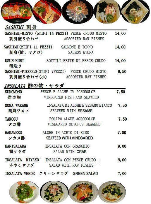 Menu di Miyako 