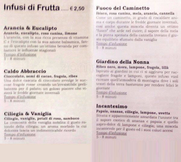 Torrefazione Adriatica F.lli Bertini Roma Speisekarte