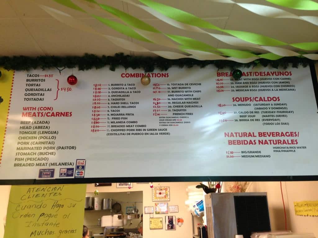 Carnitas Michoacan Menu,Menú para Carnitas Michoacan, West Edmond, Oklahoma City Urbanspoon/Zomato