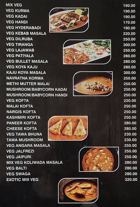Sadguru Pure Veg menu