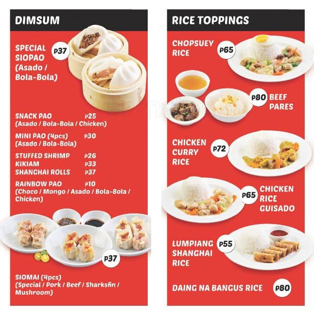 Menu at Joe Kuan restaurant, Las Pinas, Starmall Pamplona Dos