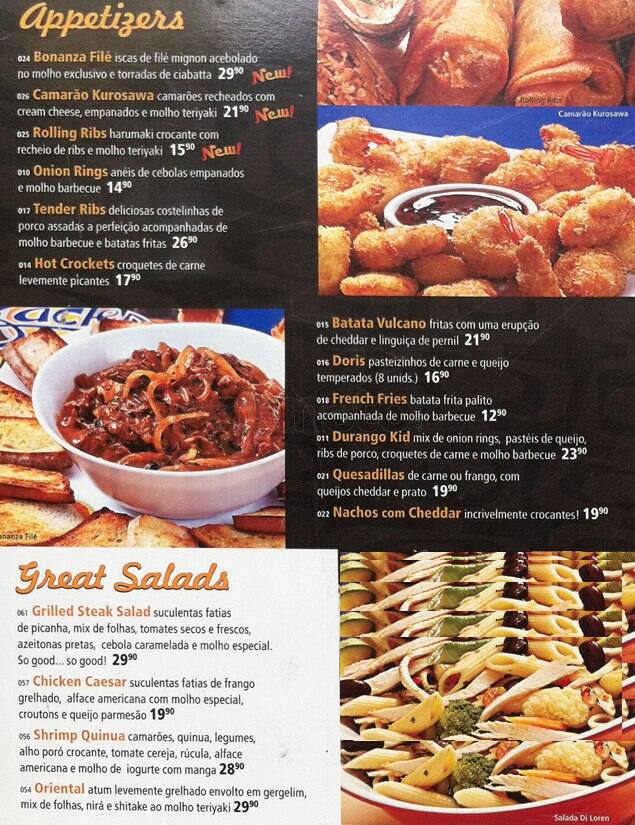 Zacks Menu, Menu de Zacks, Botafogo, Rio de Janeiro Zomato Brasil