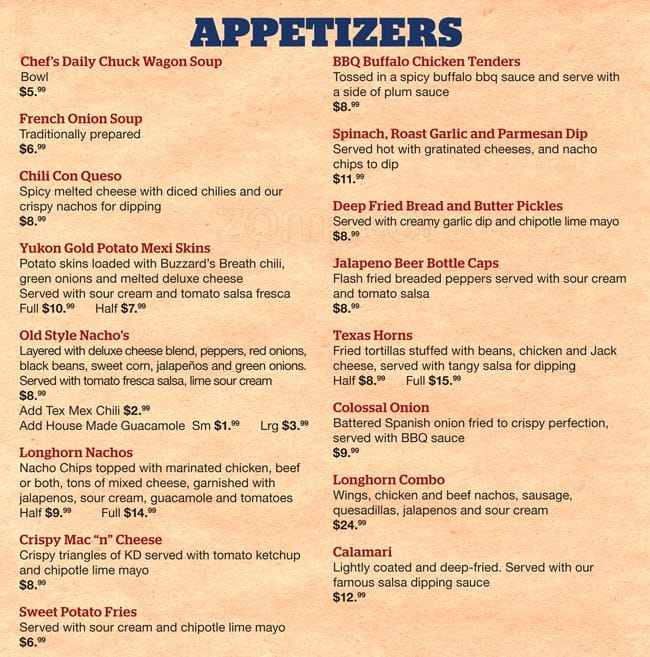 menu-au-texas-longhorn-pub-et-bar-mississauga-803-dundas-st-e