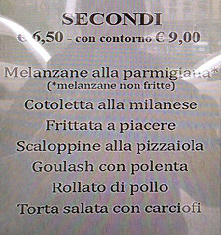 Menu di Rue Cafè Rivoli 