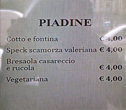 Menu di Rue Cafè Rivoli 