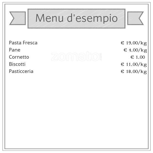 Menu di I frutti del Grano di Mazzotta Pietro 