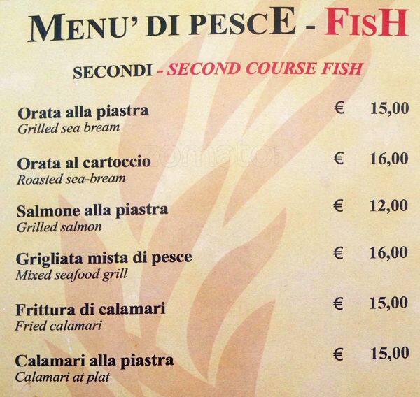 Menu di Triclinium 