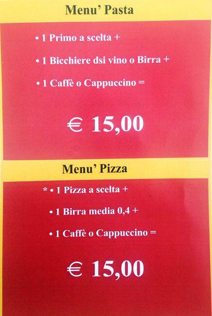 Menu di Triclinium 