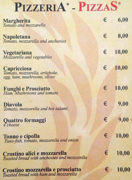 Menu di Triclinium 