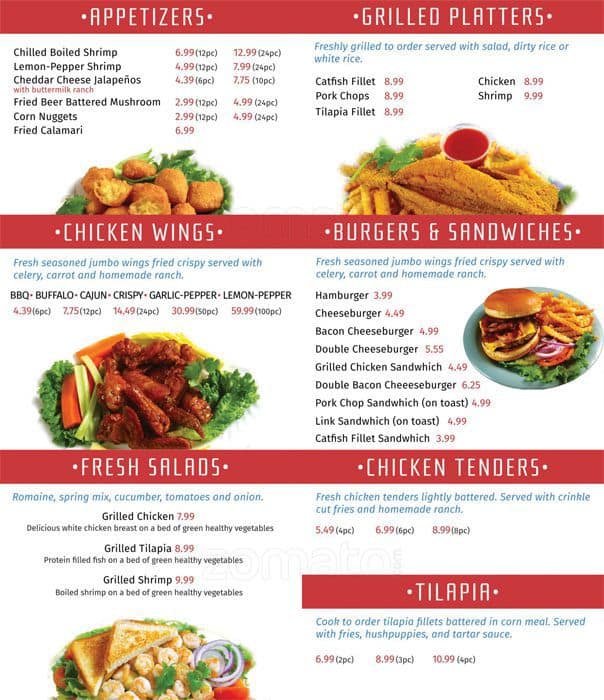 Mason's Chicken & Seafood Grill Menu - Urbanspoon/Zomato