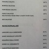 Fidele Restaurant Bar Wyndham Grand Istanbul Kalamis Marina Hotel Menu