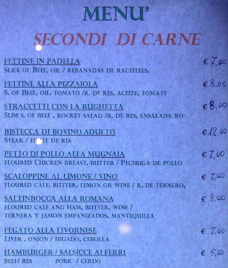 Menu di Twins Cafe' 