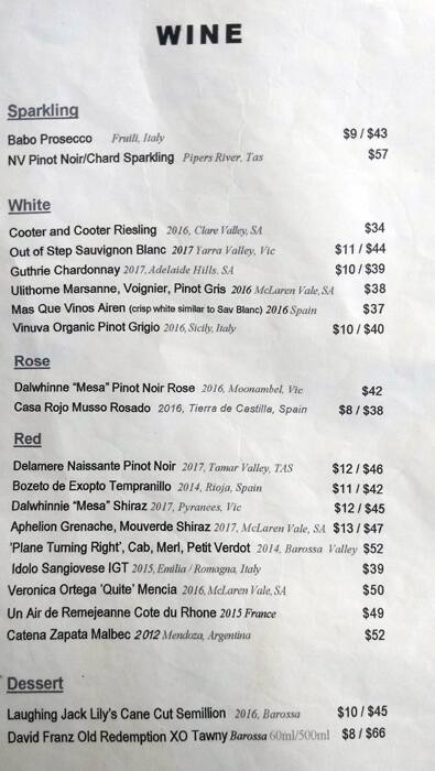 Menu At Glen Iris Pantry Cafe Glen Iris