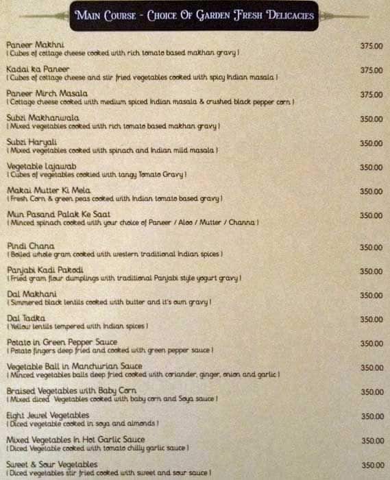 Sandy’s Cafe 24 Hours Coffee Shop menu
