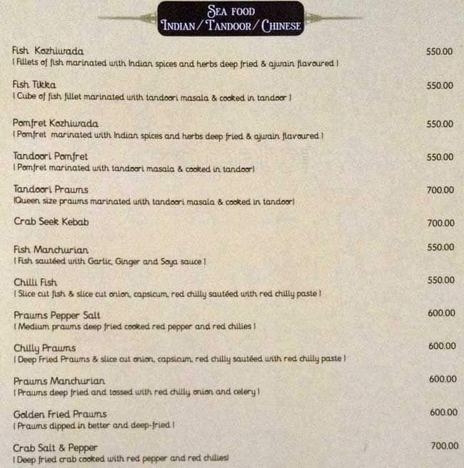 Sandy’s Cafe 24 Hours Coffee Shop menu