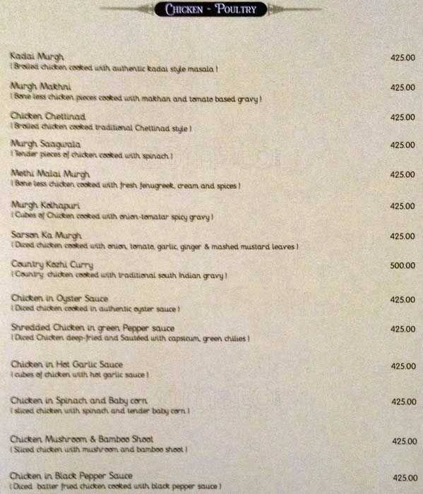 Sandy’s Cafe 24 Hours Coffee Shop menu
