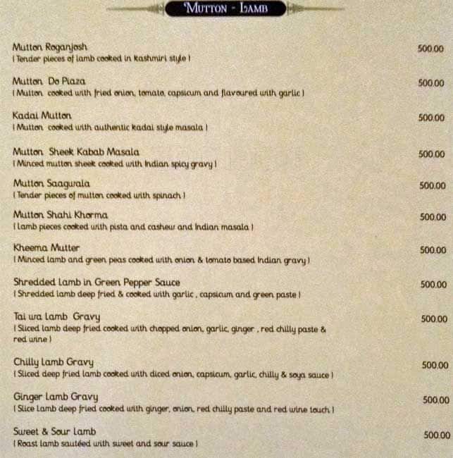 Sandy’s Cafe 24 Hours Coffee Shop menu