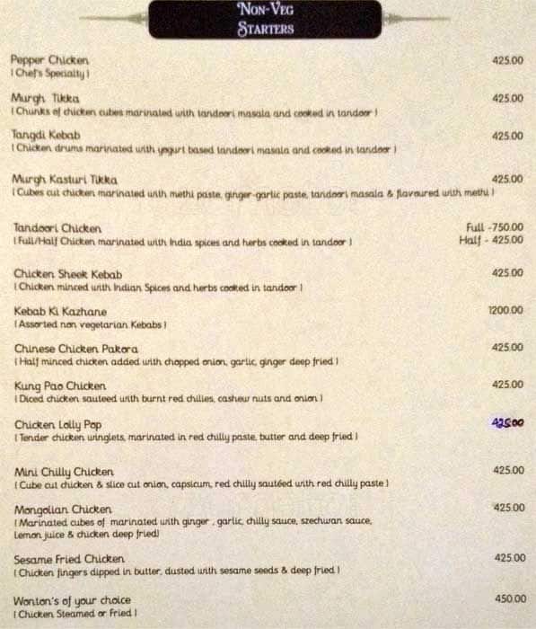 Sandy’s Cafe 24 Hours Coffee Shop menu