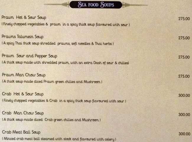 Sandy’s Cafe 24 Hours Coffee Shop menu