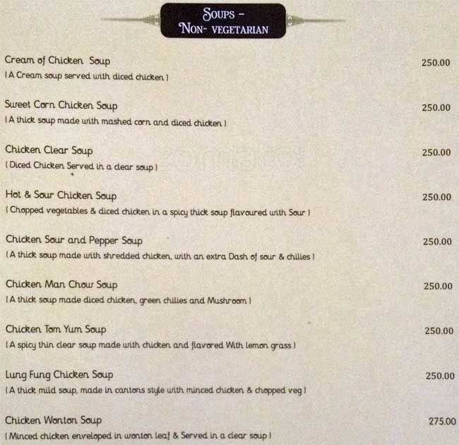 Sandy’s Cafe 24 Hours Coffee Shop menu
