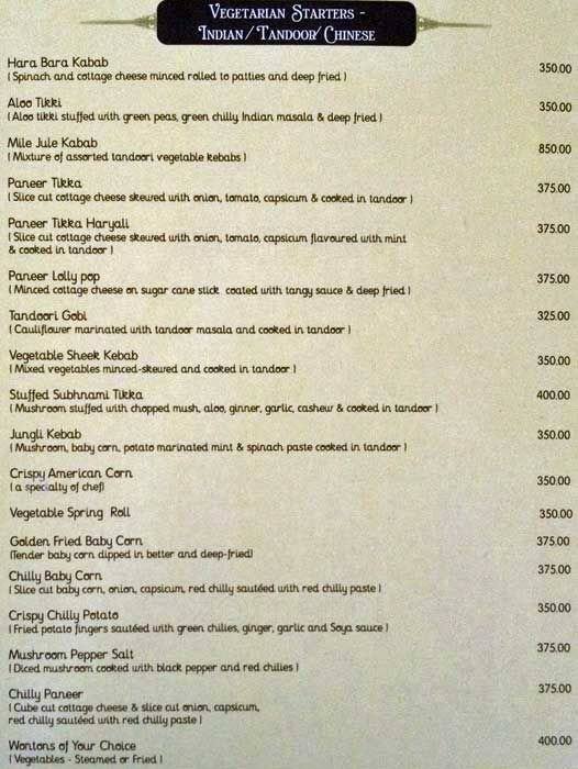 Sandy’s Cafe 24 Hours Coffee Shop menu