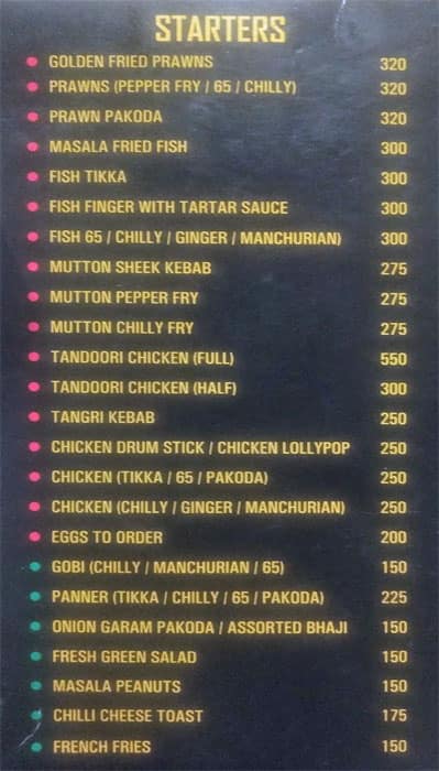 Poison Bar - The Checkers Hotel menu