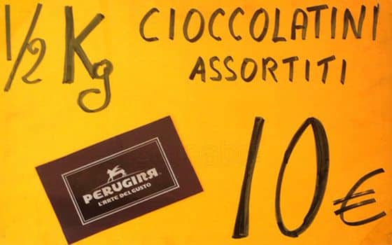 Menu di Pasticceria Belli 