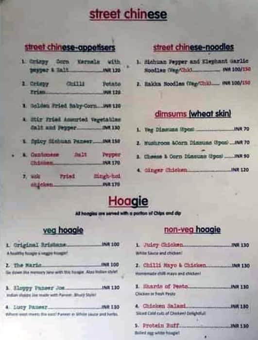 Menu of Bistro 37, Hajipur, Noida