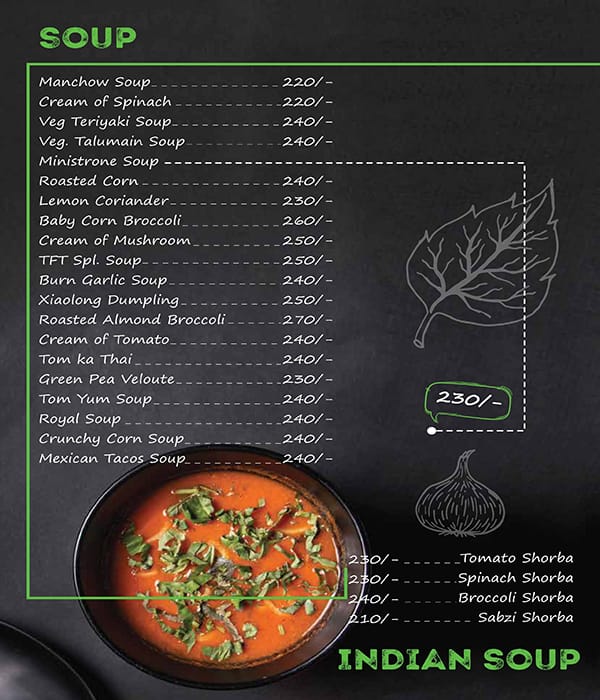 Menu of The Food Town, Ghatkopar West, Mumbai