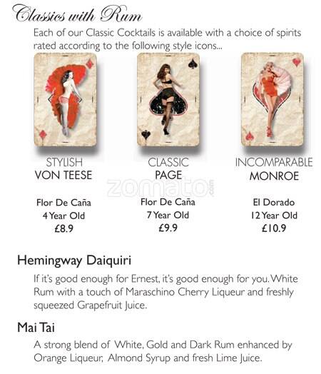 Cellar Door Menu Menu For Cellar Door Covent Garden London