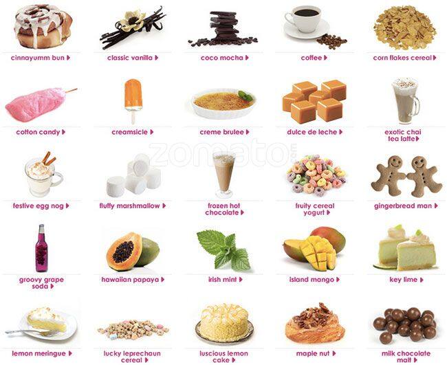 Menchies menu