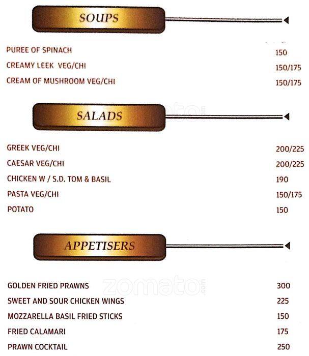 Big's Kitchen's menu