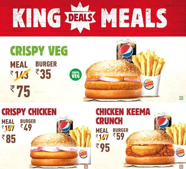 Burger King Menu, Menu for Burger King, FC Road, Pune - Zomato