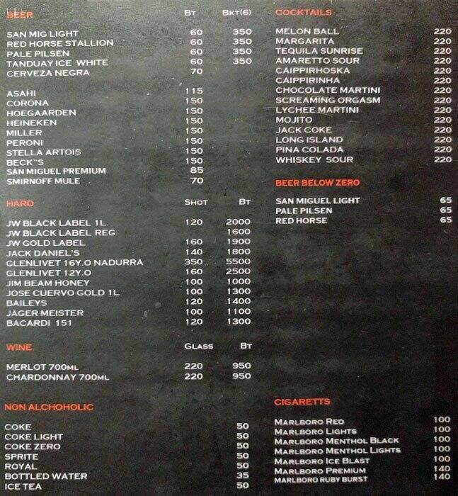 Habit Menu, Menu for Habit, Banawe, Quezon City - Zomato Philippines