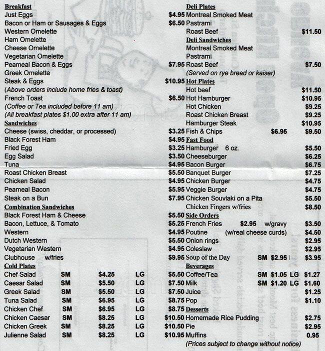 Thesis open kitchen menu picture