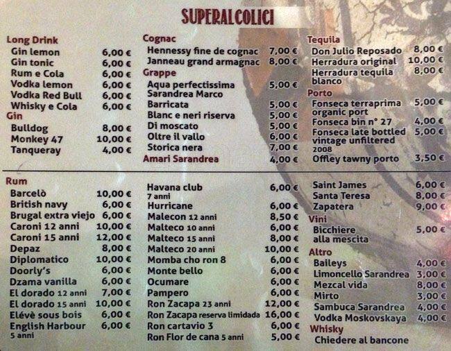 Menu di Mad for Beer 