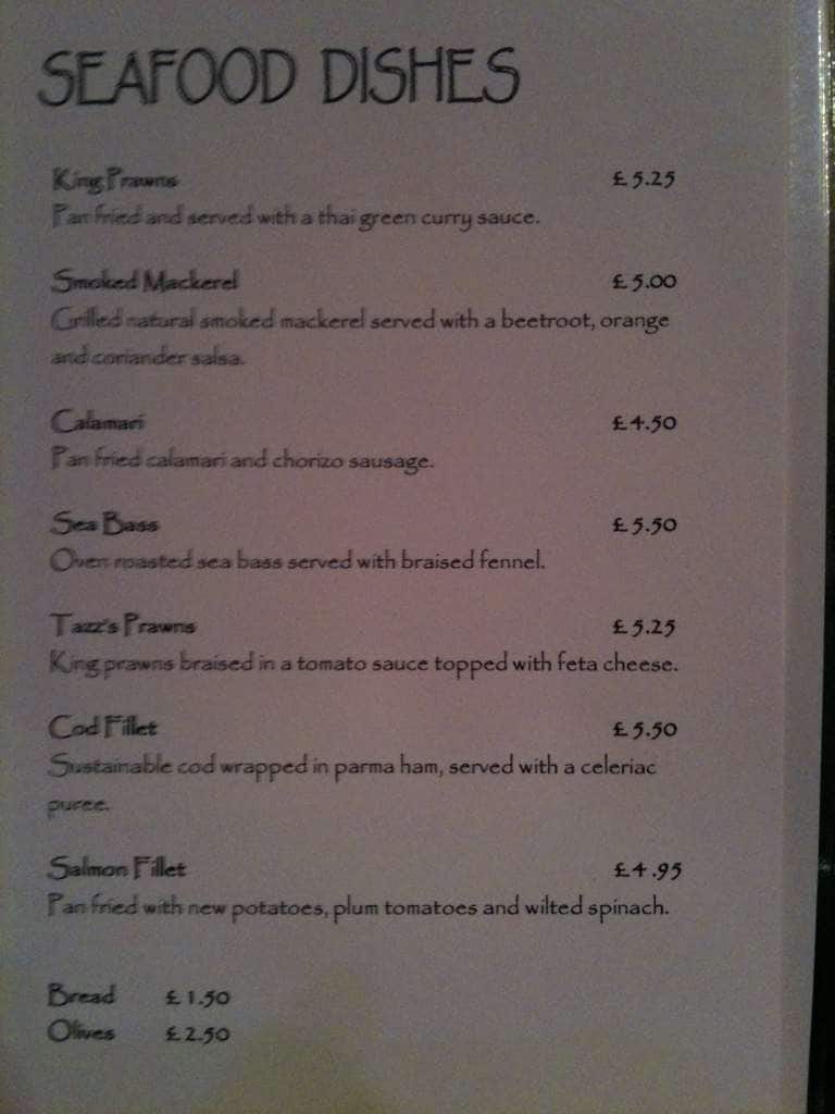 Sakara menu