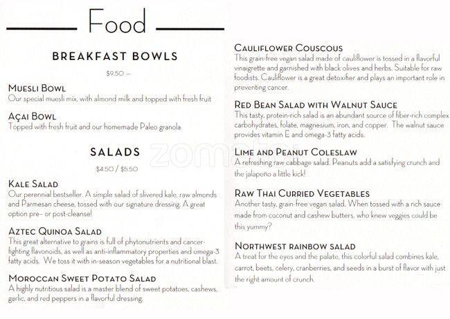 Jujubeet menu