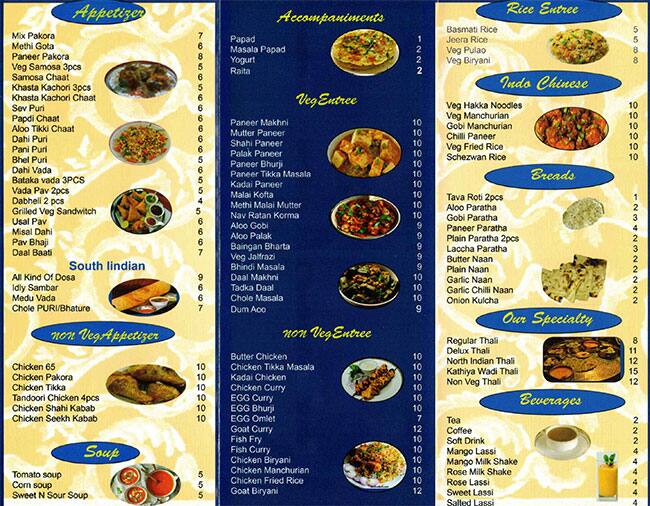 Rasoi Menu