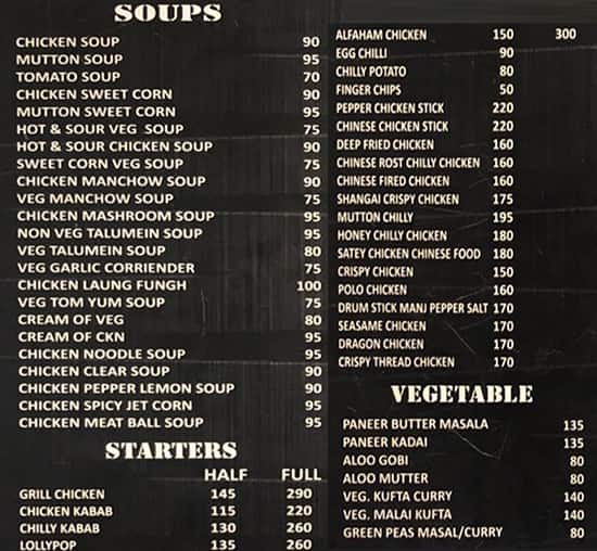 Elite Pizza & Restaurant Ii Menu Menu of Hotel Elite Restaurant, Hesaraghatta, Bangalore