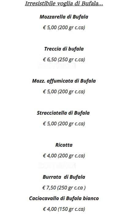 Menu di LadyBù 