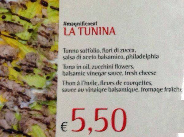 Menu di Magnifico Eat 