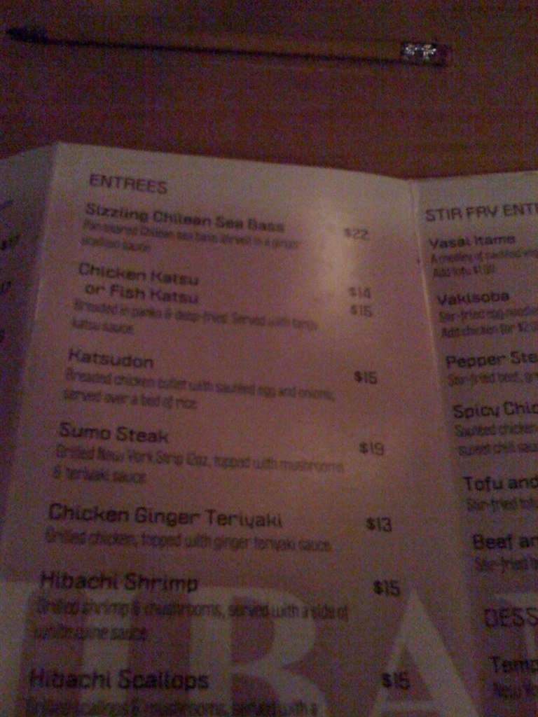 Ichiban Menu, Menu for Ichiban, Downtown, Orlando - Urbanspoon/Zomato